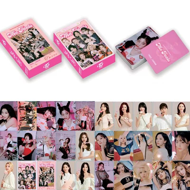 Twice Lomo Card Kpop Photo Cards Greeting Card with Postcard