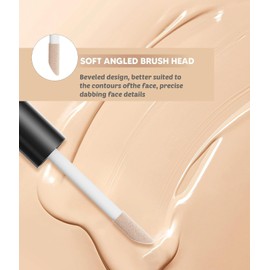 Full Coverage Concealer - Christmas Stocking Stuffers Gifts for Women, Prefect Secret Santa Present for Women, Waterproof and Sweat-Resistant Formula (01#)