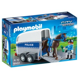 Playmobil 6922 Police with Horse and Trailer