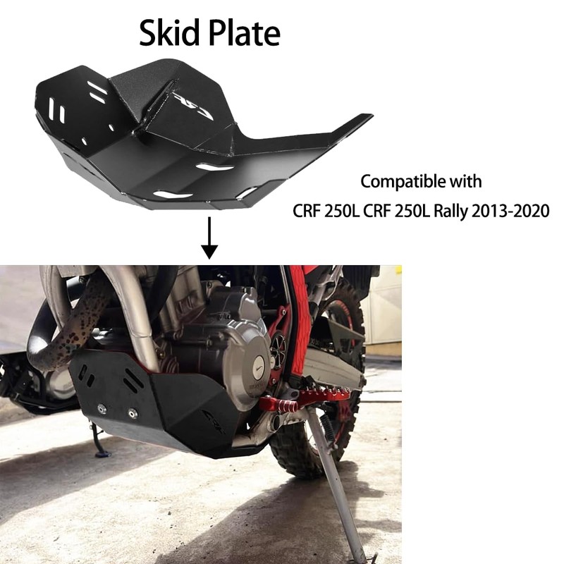 Skid Plate Compatible with CRF 250L CRF 250L Rally 2013-2020,