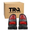 TRQ 2 Piece Driver & Passenger Side Tail Light Assembly