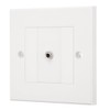 Computer Spares 3.5mm Jack Modular Faceplate/Wall Outlet (1 x 3.5mm