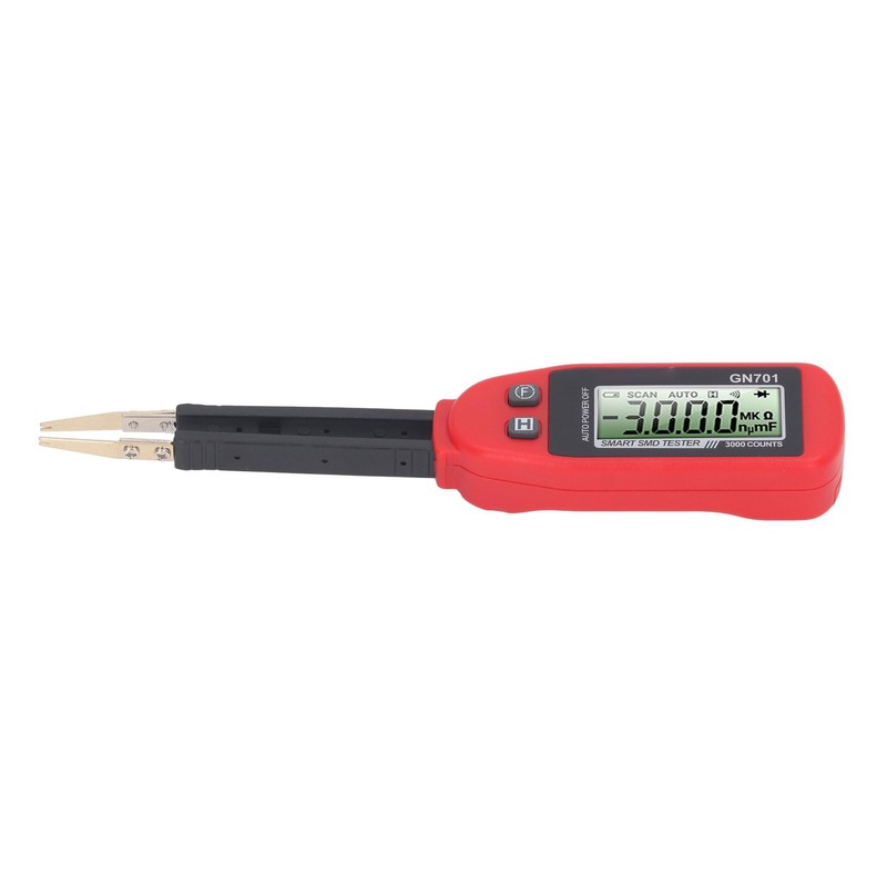 SMD Tester High Accuracy Gold Plated Tweezers Diode Resistance Capacitance