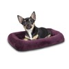 Patas Lague Bolster Dog Bed for Extra Small Dogs 16''x12'',