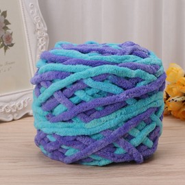 WOWOWO Knitting Yarn 100g/1ball Soft Cotton Hand Knitting Yarn Chunky Woven Bulky Crochet Worested