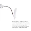 SunplusTrade Makeup Mirror with LED Lights and 7X Magnification, Portable