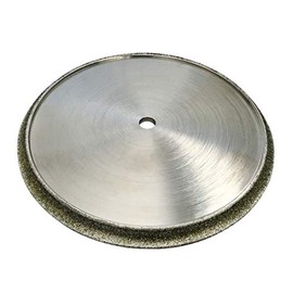 Diamond Profile Wheel for Granite, Quartz, and Travertine for Tile Saws - 10" Diameter Shape B - 3/8" Radius Demi-Bullnose #40/50 Grit