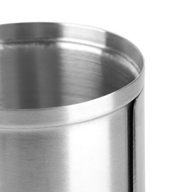 Cocoarm Make-up-Aufbewahrung aus Edelstahl, Wattepads, Tupfer, Organizer-Box, Kosmetiketuis, Halter für den Schreibtisch mit Toller Dekoration