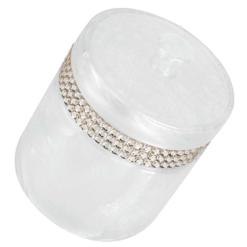 Innovative Resin Cotton Swab Toothpick Box Holder Jewelry Storage Container