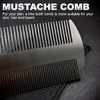 Double-sided beard comb, anti-static beard comb with double-sided comb, high-quality