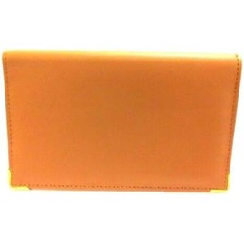 SNHIDE Leather Golf Scorecard Holder/Scorecard Wallet/Scorecard Case-Golf1 (Tan)