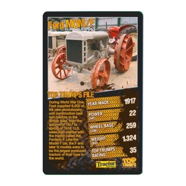 Top 30 Tractors Top Trumps Card Game