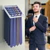 HIIMIEI Tier Organizer Wall Mounted Tie Rack Tie Holder Organizer
