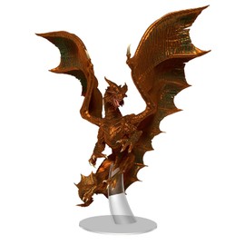 D&D Nolzur's Marvelous Miniatures: Adult Copper Dragon - Unpainted and Primed - Tabletop RPG Games TTRPG