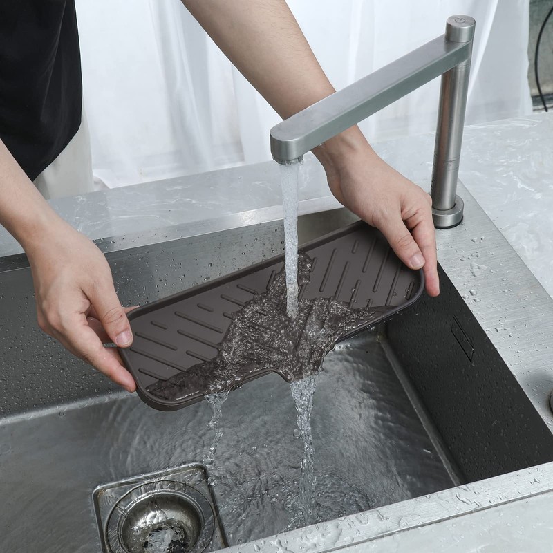 MicoYang Silicone Bathroom Soap Dishes with Drain Spout-Bathroom and Kitchen