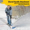 Universal Shovel Handle, Strain-Reducing Elasticity Snow Shovel Handle Ergonomic Back