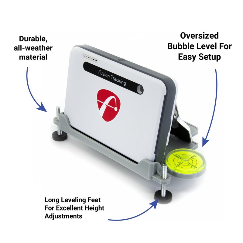 Leveling Stand Compatible with Flightscope Mevo+ - Heat Resistant, Adjustable,