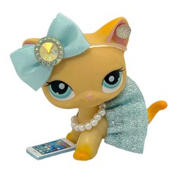Pet Shop Accessories LPS Lot Bow Necklace Skirt CAT NOT Included …