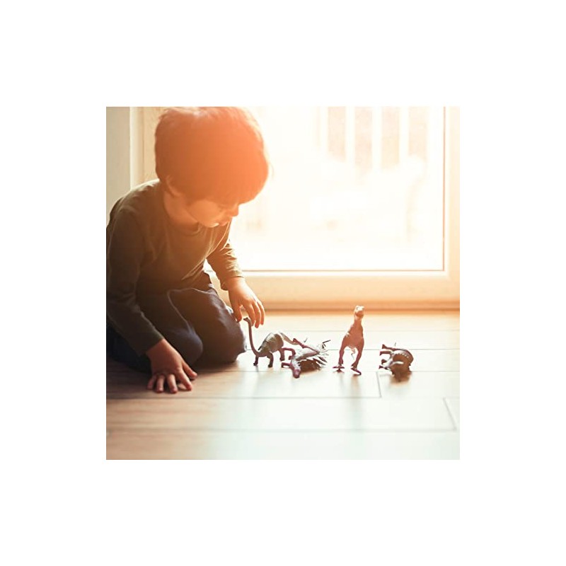 Playlearn Glow In Dark UV Dinosaur Set, Charge in the