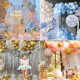 Hemmotop 7x5ft (HxW) T-Shape Photo Backdrop Stand, Portable Green Screen Stand Only with 5 Clip Clamps and Carry Bag, Adjustable Background Support Kit for Birthday, Baby Shower, Parties, Photoshoots