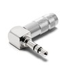 OYAIDE P-3.5-SRL 3.5mm Stereo Mini Plug [Silver Plated + Rhodium