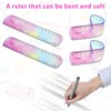 Mabor 2 Pcs Flexible Ruler, Small Ruler 6 inch/15cm-Draw Lines