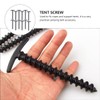Kisangel 12pcs Heavy Duty Plastic Tent Pegs Outdoor Camping Tent