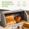FINESSY Modern Metal Bread Box for Kitchen Countertop, Farmhouse Homemade