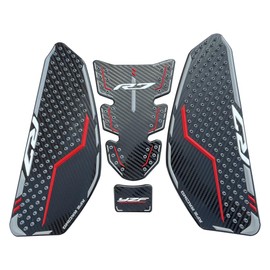 Red Gas Fuel Tank Side Traction Rubber Protector Pads Compatible with Yamaha YZF R7 2021 2022 2023