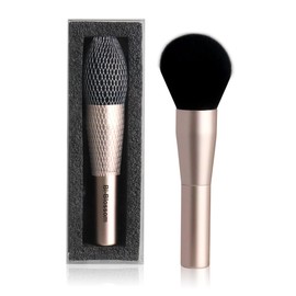 Bi-Blossom Fluffy Cheek Brush, Powder Brush, Makeup Tool, Soft Touch, High Density, Wide, Hypoallergenic, Lightweight, Portable