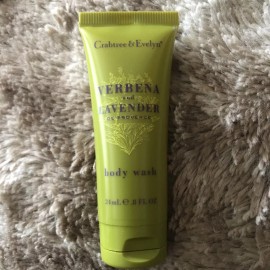 Crabtree & Evelyn VERBENA & LAVENDER Body Wash Travel Size .8oz  Lot of 10