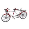 Tandem Mini Bicycle Model High Simulation Exquisite Details Alloy Bike