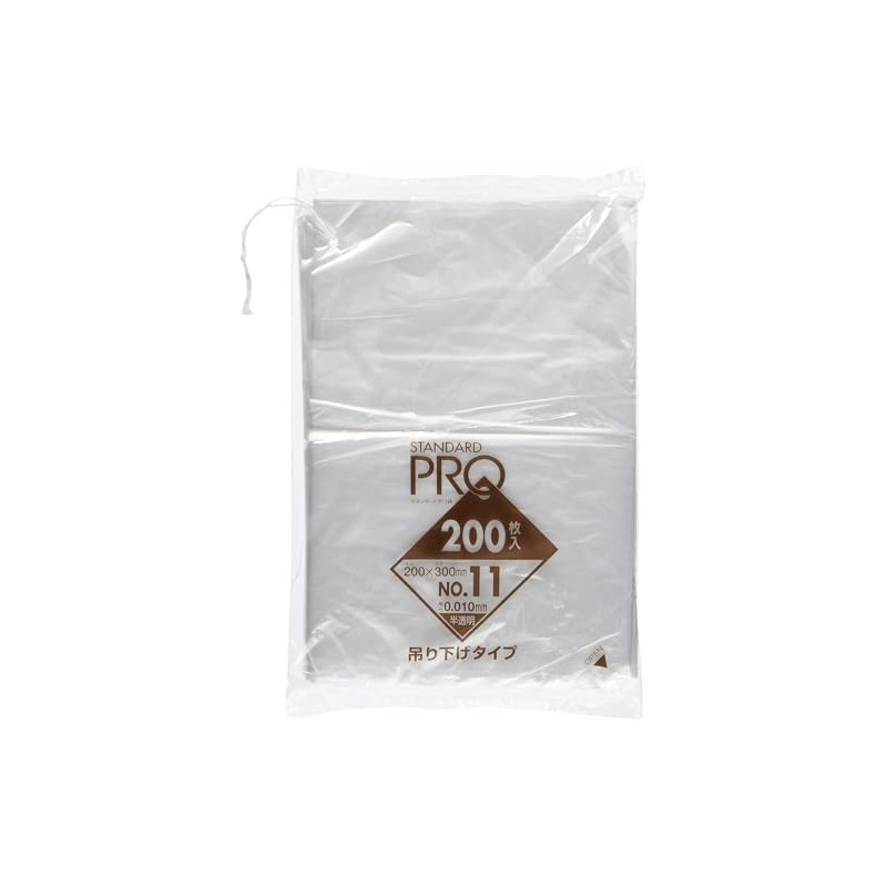Nippon Sanipak Hanging Plastic Bags, Standard Pro, Translucent, 400 Sheets