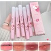 Gege bear #06 Lip Gloss, No Falling, Lipstick, Tint, Jelly