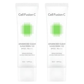 Cell Fusion C 셀퓨전씨 어드밴스드 클리어 썬스크린 100 SPF50+ PA++++ 50ml 2개 Cell Fusion C Advanced Clear Sunscreen 100 SPF50+ PA++++ 50ml 2pcs