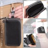 Four Pary Smart Key Case, Bellows Type, Wallet Included, Double