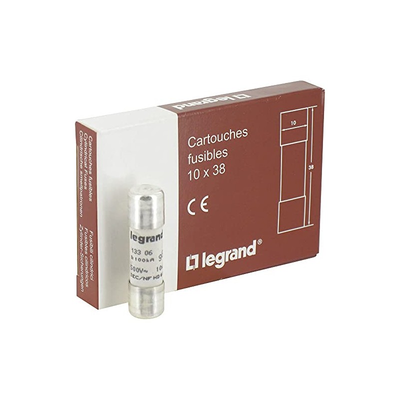 Legrand 013306 Fuse 10 x 38 mm 6A Type GG