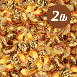 Werther's Original Hard Caramel & Creamy Caramel Filled Candies, 2 LB Mix – Individually Wrapped Classic & Creamy Filled Caramel Candy, Made with Real Butter and Fresh Cream, Bulk Bag for Sharing