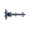 UHRIG Shutter Hinge 34 cm Long, DIN Left, Wrought Iron