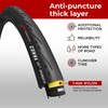 Fincci Road 700x25c Tire with 700c Bike Tube Presta -