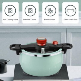 Fine Iron Pressure Cooker, Efficient Fast Cooking, Multifunctional Design, Scientific, 7 Liters Capacity, Suitable for Induction, Gas Stove, Electric Stove, Ceramic Stove