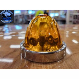 grand general light amber watermelon glass kit 2 wire incandescent flush mount 79731