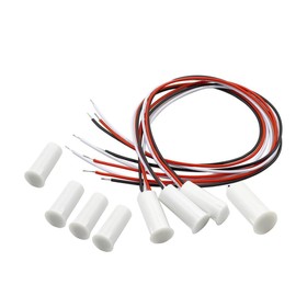 4 Sets Magnetic Reed Switch RC-35 NC/NO Recessed Wired Door Window Alarm, Magneti Door Switch, Contact Sensor, for Home Security and Burglar Alarm