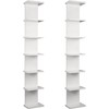 Hlimior 2 Pack 7 Tier Wall Shelf Unit - Lack
