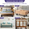 Sunifier Bed Risers 8 inch Heavy Duty, 4 Pack L