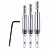 Self Centering Drill Bit Set, 5/64" 7/64" 9/64" Hinge Dowel