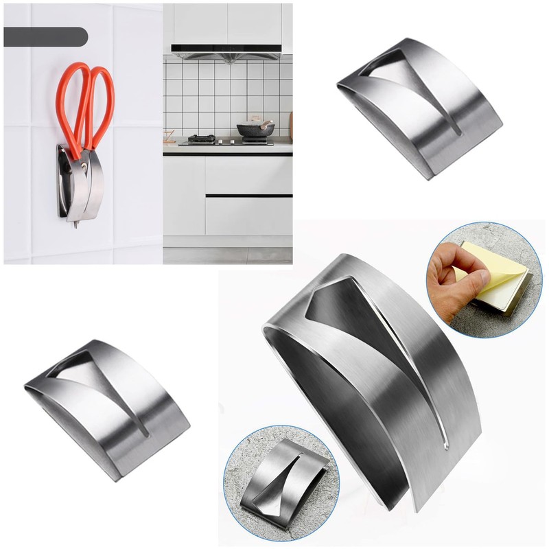 TorSor 3 Pack Kitchen Shears Holder Wall Mount Adhesive Kitchen
