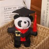 Acewen 1 Piece Class of 2025 Graduation Panda Keychains Graduate