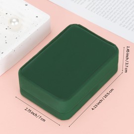 KUKUVR 6 Pieces Classic Velvet Necklace Pendant Box for Jewelry Gift, Small Jewellry Storage Display Case for Wedding Engagement Birthday Anniversary