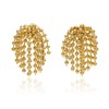 DjkIdj Delicate Gold Beaded Firework Fringe Earrings fashion Jewelry Mothers